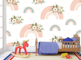 Kids photo wallpaper on the wall non-woven “Rainbow”, 3d wallpaper for Kids room