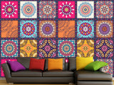 Geometric Design For Home Peel and Stick Wall Mural Mandala For Office, Bedroom, Living Room