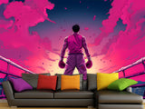 Sport In Design Self-Adhesive Photo Wallpapers For Gym, Workspace -"Before the Dawn of Battle" - Inspiring Mural