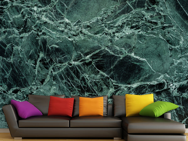 Traditional Wall Wallpaper for Office or Living Room Mural — "Tenebris Radius"