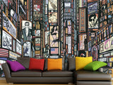 Comic Style Accent Wall Self-adhesive Photo Wallpaper 3D Wallpaper for Bedroom Ready with “New York” Design🌆