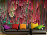 Traditional Photo Wallpaper Art Wall Print "Abstract Patterns In Bright Colors", Decor For Bedroom, Living Room 🎨