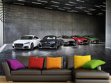 Self-Adhesive Wall Murals for Living Room, Office, or Room – "Colors of Dynamics: Audi TT RS Collection"