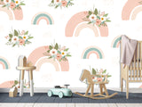 Kids photo wallpaper on the wall non-woven “Rainbow”, 3d wallpaper for Kids room