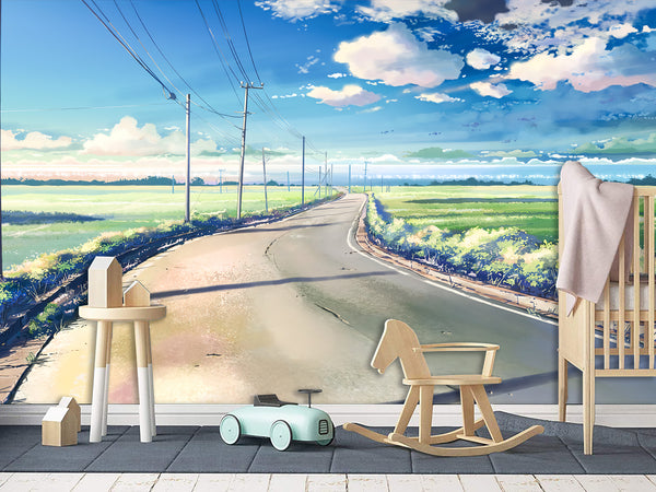 Peel and Stik Mural Wall Mural For Kids – "Road To A Fairy Tale", Enchanting Decor For  Kid's Room