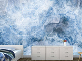 Abstract Vinyl Wallpaper Peel and Stick Wall Mural for Living Room, Office, Relax Zone "Abstract Vision of Sea Waves" 🌊