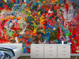 Self-Adhesive Wallpaper – Art Design for Home, Abstract "Paint Strokes