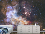 Peel and Stick Wall Mural 3D Wallpaper For Bedroom – "Breathtaking Cosmic Nebula" Wall Art