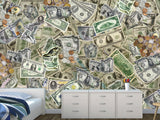 Theme Of Business And Success Self-Adhesive Photo Wallpapers For Office And Living Room "Money Universe"