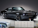 Peel and stick Wall Mural Inspired by Ford Mustang – Bold Wallpaper for Room/Garage/Gym