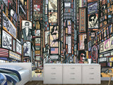 Comic Style Accent Wall Self-adhesive Photo Wallpaper 3D Wallpaper for Bedroom Ready with “New York” Design🌆