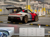 Non-Woven Wallpaper Mural Full Wall Mural – Porsche GT3 RS Sports Car Wallpaper For Gym Or Office Decor