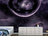 Vinyl Wallpaper Peel and Stick With An Interesting Design Of The Universe For The Living Room or Bedroom, “Sky Horizon”
