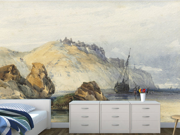 Non-Wowen Mural Full Wall Art Wallpaper Granville Coast by William Callow