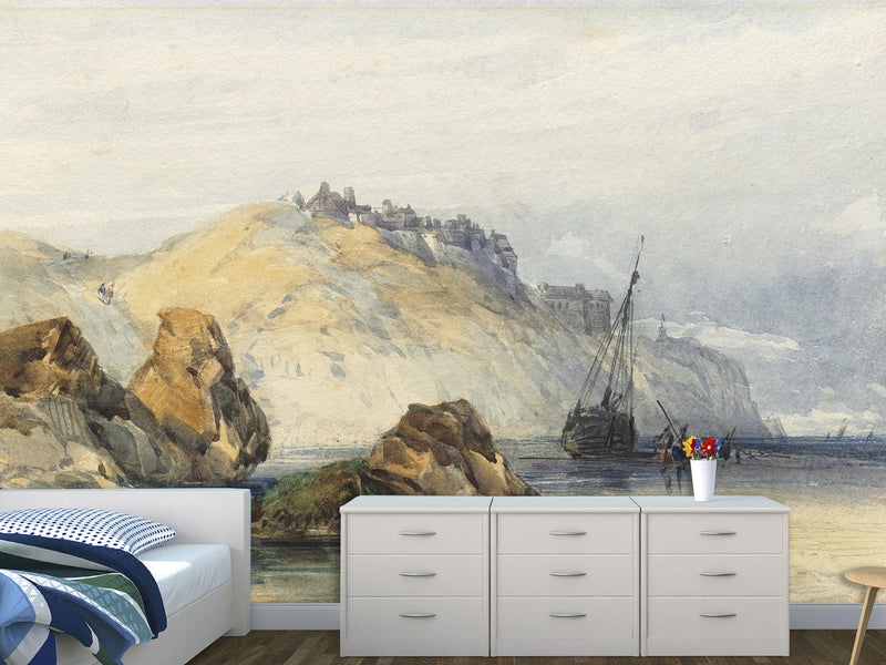 Non-Wowen Mural Full Wall Art Wallpaper Granville Coast by William Callow