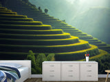 Non-Woven Photo Wallpaper Print For Living Room Or Bedroom "Asian Landscape" Creating Calmness At Home