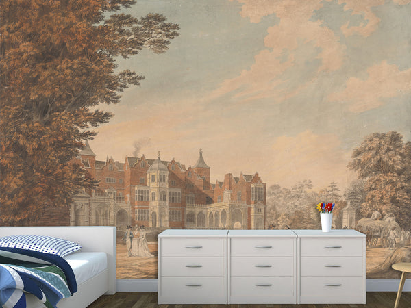 Non-Woven Full Wall Photo Wallpaper – Art Design For Bedroom Or Living Room – Holland House Kensington