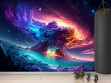 Non-Woven Photo Wallpaper "Big Splash Of The Universe", Art Print For Bedroom, Living Room, Kids' Room 🌌