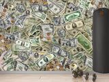Theme Of Business And Success Self-Adhesive Photo Wallpapers For Office And Living Room "Money Universe"