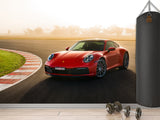 Peel and Stik Wallpaper On The Wall Red Ferrari Car 3D Wall Art For Room & Living Room