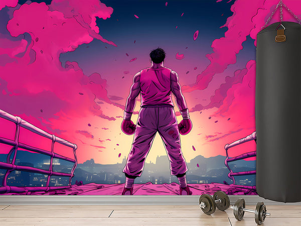 Sport In Design Self-Adhesive Photo Wallpapers For Gym, Workspace -"Before the Dawn of Battle" - Inspiring Mural