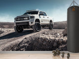 Full Wall Traditional Wallpaper for Living Room or Bedroom  – "Mountain Vehicle Power Mural"