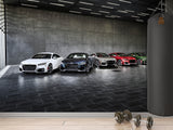Self-Adhesive Wall Murals for Living Room, Office, or Room – "Colors of Dynamics: Audi TT RS Collection"