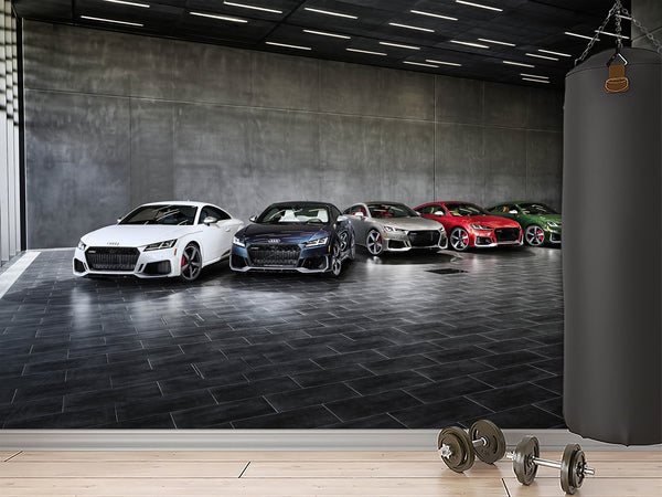 Self-Adhesive Wall Murals for Living Room, Office, or Room – "Colors of Dynamics: Audi TT RS Collection"