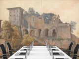 Peel and Stik Wallpaper John Warwick Smith - In the Camp Vaccinio at Rome – 3D Wall Art For Bedroom, Kitchen And Living Room