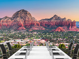Full-Wall Peel and Stick Wallpaper with "Capitol Butte, Sedona" Design — Stylish Home Wall Mural