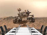 Peel & Stick Vinyl Wallpaper Space Design for Living Room or Office Print Mars Rover Wall Mural