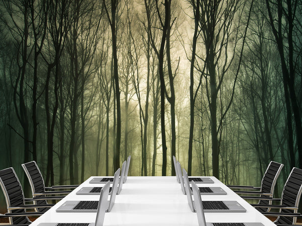 Peel & Stick Mural For  Office, Living Room & Bedroom - Forest Thicket Print