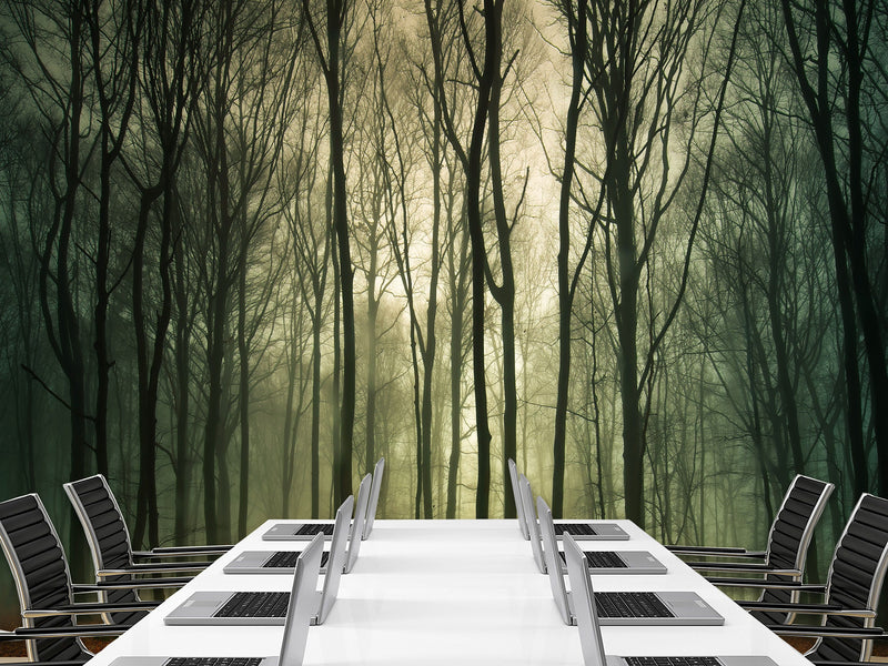 Peel & Stick Mural For  Office, Living Room & Bedroom - Forest Thicket Print