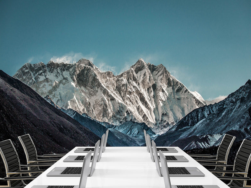 Modern Peel and Stick Full Wall Mural with "Mount Everest" Design — Stylish Desing for Office or Bedroom