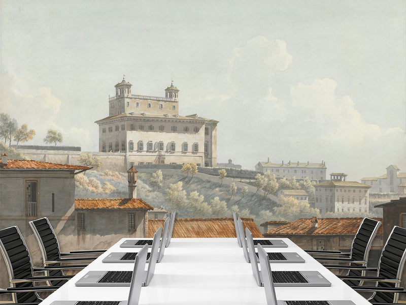 Non-Woven Wall Mural John Warwick Smith-The Villa Medici Rome For Living Room or Bedroom