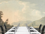 Wall mural in the living room, Traditional wallpaper with John Warwick Smith - Approach to Belle Grange Park