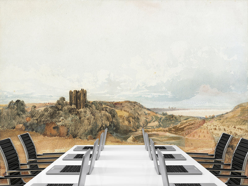 Wall Mural Self-Adhesive Wallpaper for Home or Office - Penrhyn Castle North Wales by Peter De Wint