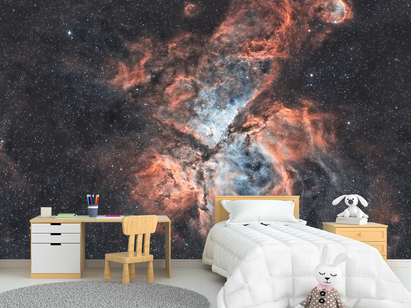 Peel and Stick Wall Mural Full-Wall 3D “Andromeda Nebula” Wall Mural – Ready-Made Photo Wallpaper for Home Interior