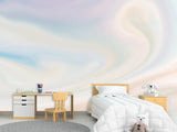 Art Print Non-Woven Full-Wall Wallpaper Modern Combination Of Trendy Colors 'Pastel Mix Of Blue And Pink' For Living Room, Bedroom, Kids Room 🎨