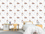 Mural For Kids On The Wall Calm Wall Design – “Dreamy Bears” For Kids’ Room