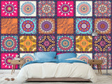 Geometric Design For Home Peel and Stick Wall Mural Mandala For Office, Bedroom, Living Room
