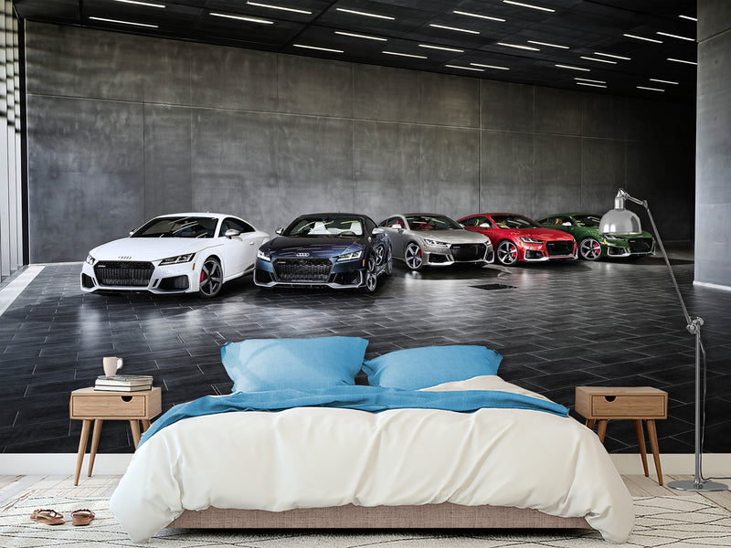 Self-Adhesive Wall Murals for Living Room, Office, or Room – "Colors of Dynamics: Audi TT RS Collection"