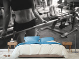 High-Quality Peel and Stick Sports Design Mural, Sports Photo Wallpaper "Motivation"