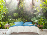 Self-Adhesive Wallpaper – Custom Design for Lounge Area, "Greenhouse by Egon Zitter"