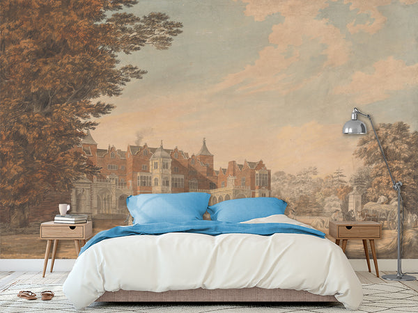 Non-Woven Full Wall Photo Wallpaper – Art Design For Bedroom Or Living Room – Holland House Kensington