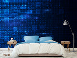 Bold Design For Office, Gaming Room Peel And Stick Wallpaper Full Wall Art Print For Home "Cryptocurrency Matrix" 💻
