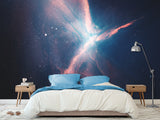Self-Adhesive Wall Mural – "Breath Of Space" Design, Perfect For Bedroom Or Office Décor