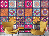Geometric Design For Home Peel and Stick Wall Mural Mandala For Office, Bedroom, Living Room