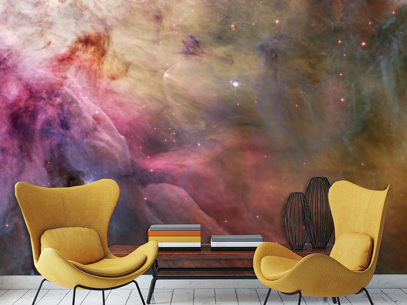 Astronomy theme – cosmic phenomena on the ceiling for stargazing at home Traditional wallpapers for the living room or bedroom 🌌
