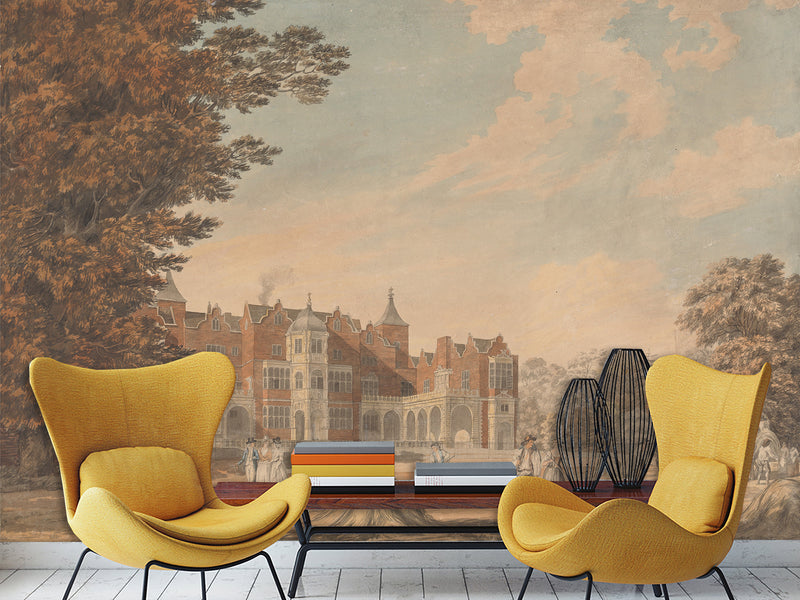 Non-Woven Full Wall Photo Wallpaper – Art Design For Bedroom Or Living Room – Holland House Kensington